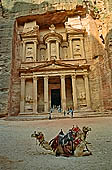 Petra - the impressive Khaznat al-Faroun or Khaznet Far'oun the Treasury of the Pharaoh  